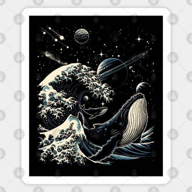 Cosmic Kanagawa Magnet by GoshWow®